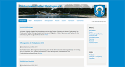 Desktop Screenshot of freibad-oestringen.de